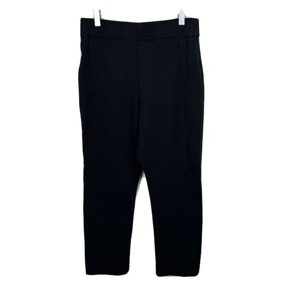 Spanx The Perfect Pant M Womens Black Slim Straight Ankle Stretch High Rise - Picture 1 of 6